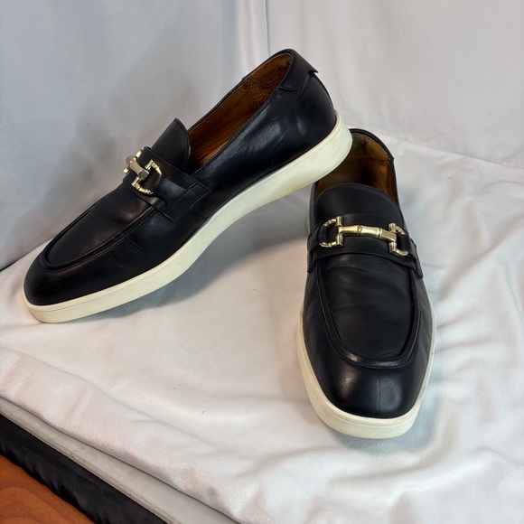 ALDO Mr B’s Courtside Leather Black Loafers Men’s Sz 12 main image 13